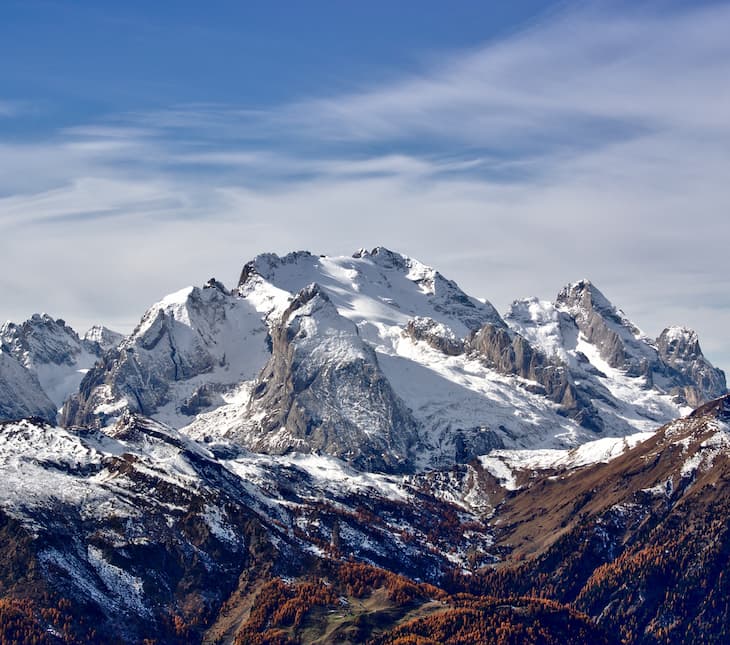 A mountain landscape